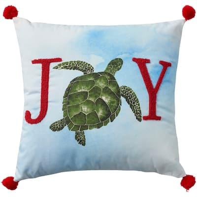 Mina Victory Holiday Pillows Quotes & Sayings Throw Pillow