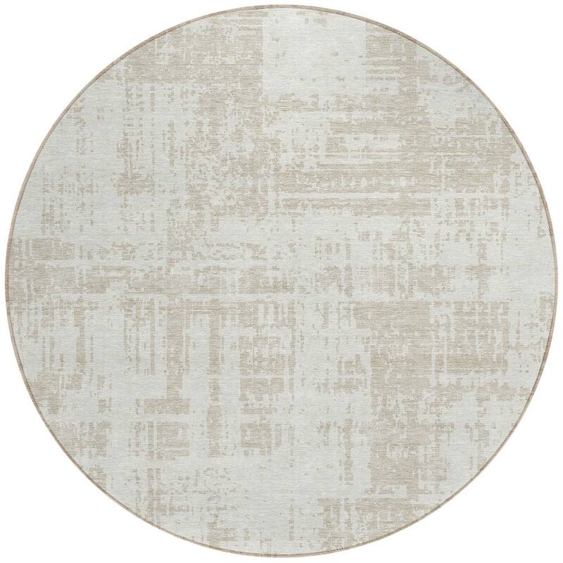 HomeRoots Abstract Transitional Rectangle Outdoor Rug