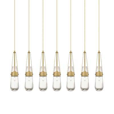 Innovations Lighting 127-452-1P-21-49 Milan Pendant Milan 7 Light 49"
