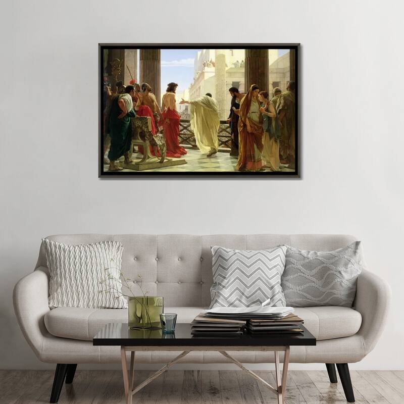 iCanvas "Ecce H-mo " by Antonio Ciseri Framed