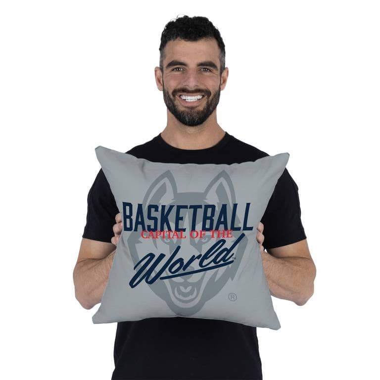 NCAA Connecticut Huskies World's Best 18 Inch Throw Pillow