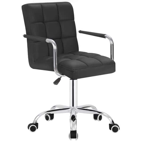 slide 2 of 14, Homall Office Chair Adjustable Height Office Desk Chair Black