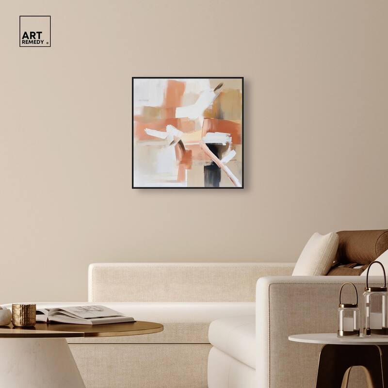 Rose and Rust II Canvas by Art Remedy