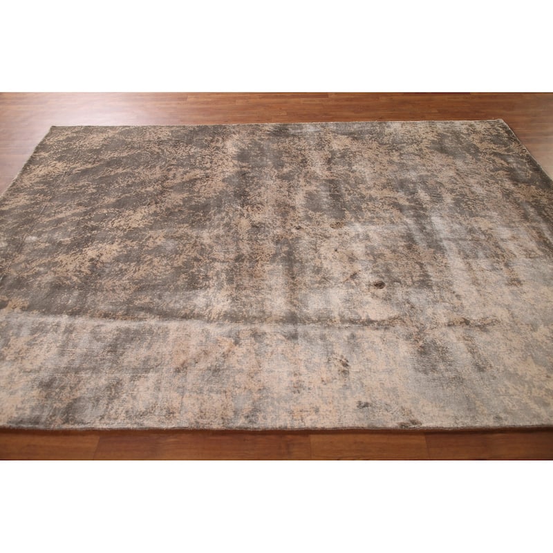 Abstract / Modern Area Rug Hand-Knotted Wool Carpet - 6'6" x 9'5"