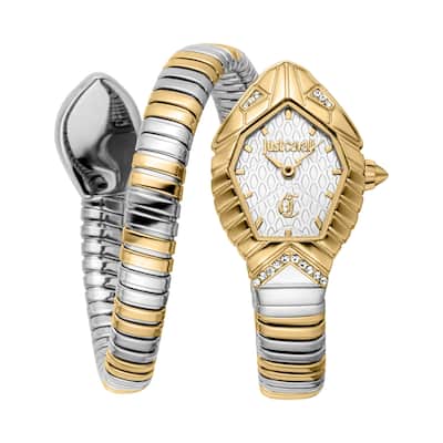 Just Cavalli Women's JC1L356M0055 Quartz Watch - Two-Tone