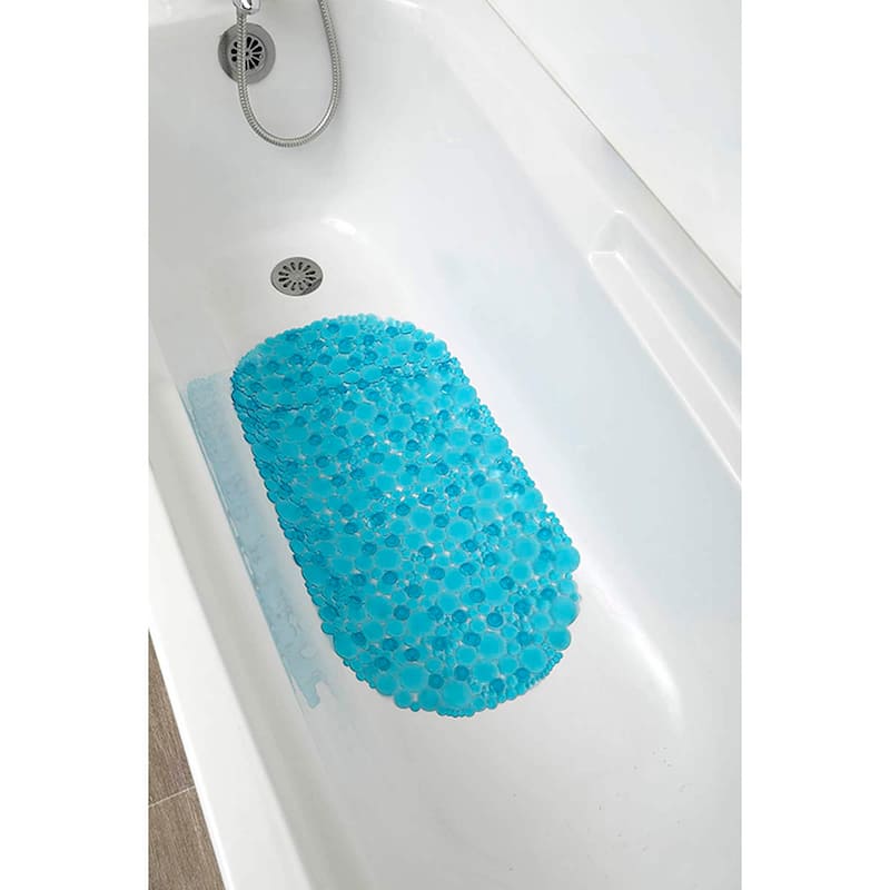 Bubbles Non-Slip Oval Bathtub Mat 28 L x 15 W