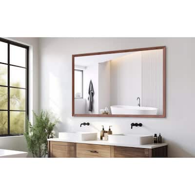 60"x40" Oversized Modern Rectangle Bathroom Mirror with Frame Decorative Large Wall Mirrors for Bathroom Living Room Bedroom