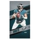 preview thumbnail 1 of 10, NFL Philadelphia Eagles Player Beach Towel 30 x 60 inches - Jalen Hurts