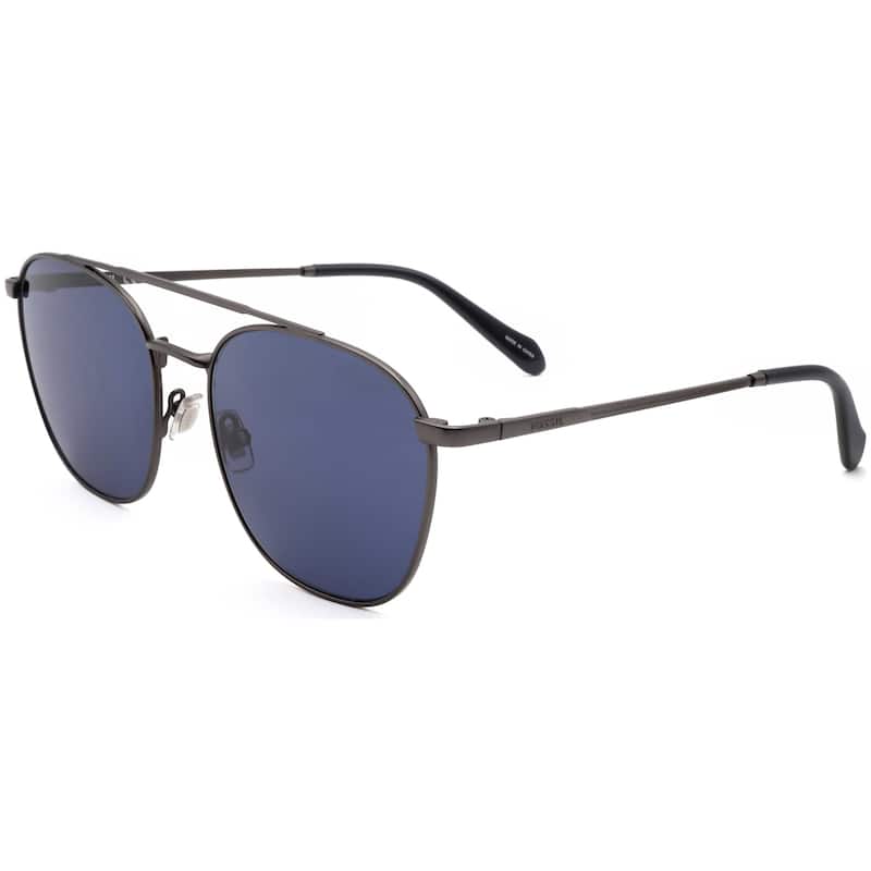 Fossil Men's 56mm Matte Dark Ruthenium Sunglasses FOS3139-G-S-R80-56