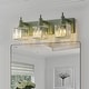preview thumbnail 136 of 182, 2/3/4-Light Modern Bathroom Crystal Vanity Light Wall Sconces 19.7 - Green