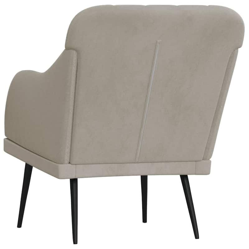 vidaXL Accent Chair with Arms Sofa Side Chair for Living Room Bedroom Velvet - 24.8" x 29.9" x 31.5"