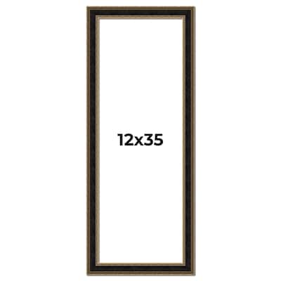 12x35 Frame Gold Antique Vintage Sold Wood Picture Frame | 1.75 Inch