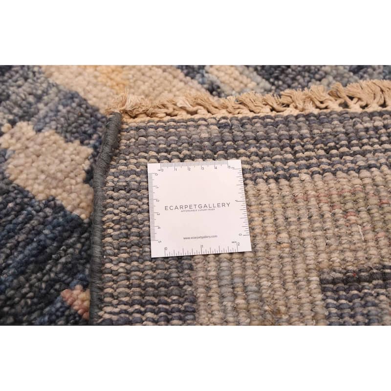 ECARPETGALLERY Hand-knotted Jules Serapi Dark Navy Wool Rug - 9'10 x 13'8