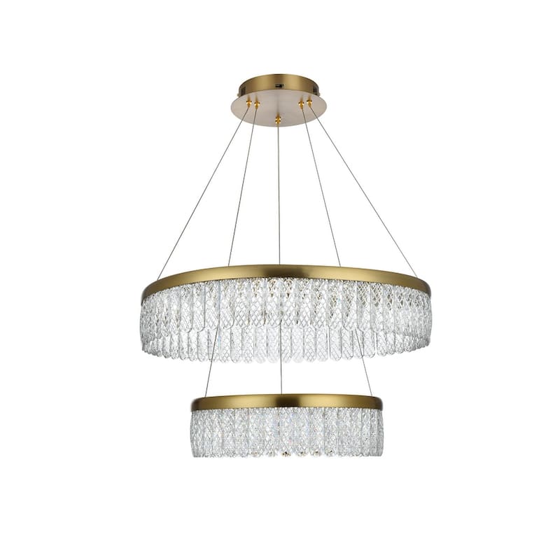 Indigo Home 24 inch Adjustable LED chandelier