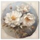 preview thumbnail 2 of 5, Wynwood Studio Canvas Floral and Botanical Flowers Country Style White and Light Brown French Country Wall Art Canvas Print