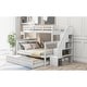 preview thumbnail 13 of 34, Stairway Twin-Over-Full Bunk Bed with Twin size Trundle,Storage
