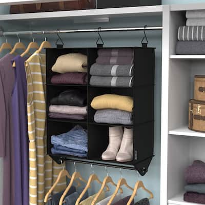 ClosetMaid Capsule 6-Cube Hanging Fabric Closet Organizer