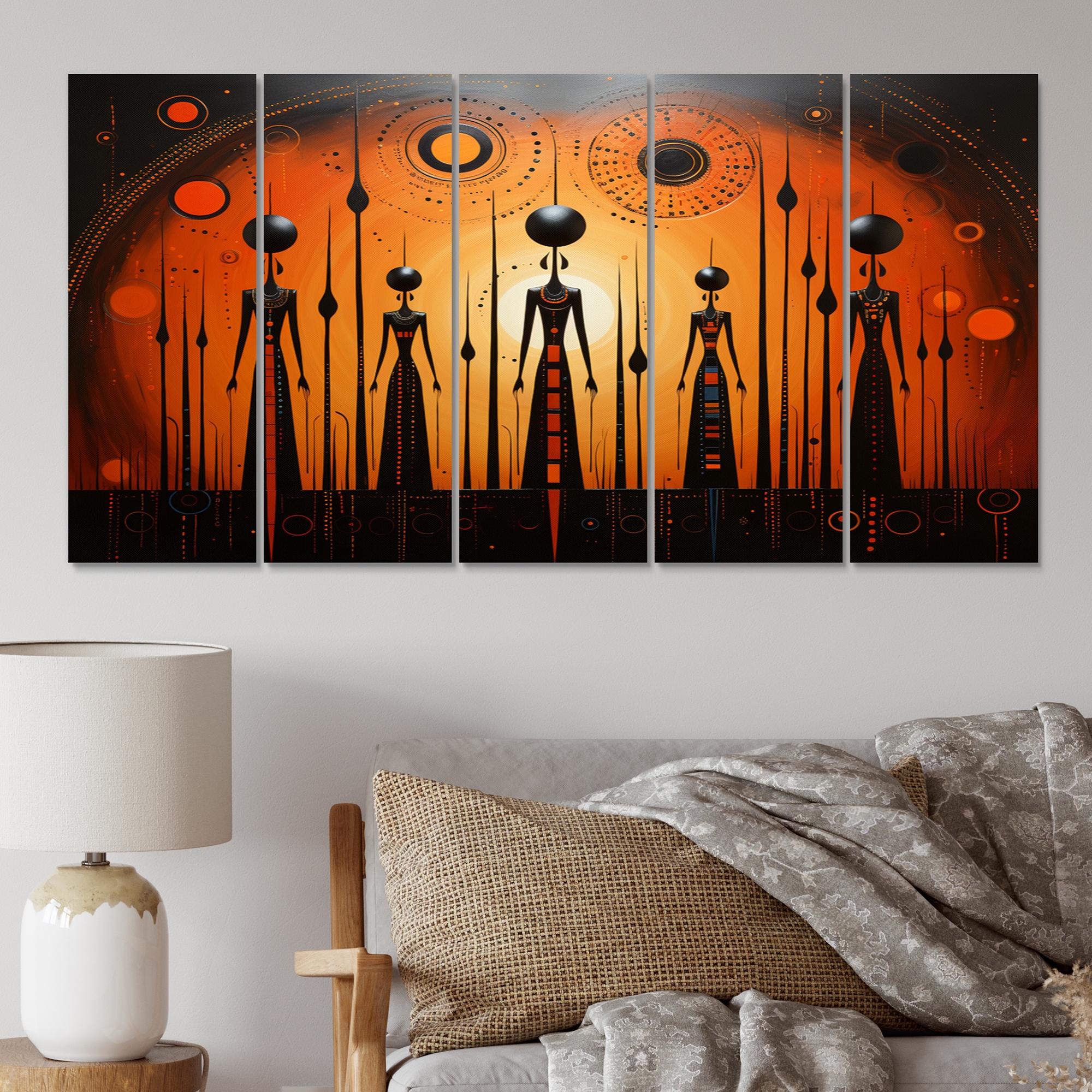 Orange Art Bed Bath Beyond