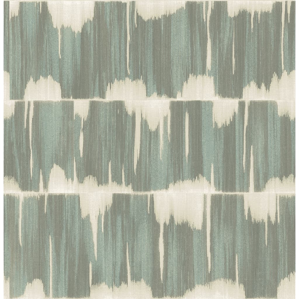 A-Street Prints Serendipity Teal Shibori Wallpaper
