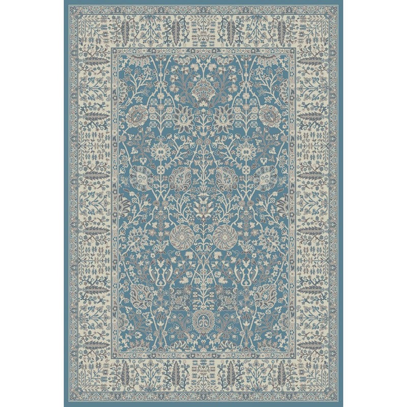 Guwaw Stain Resistant Woven Area Rug By HomeRoots - 91' X '63' X '0.4