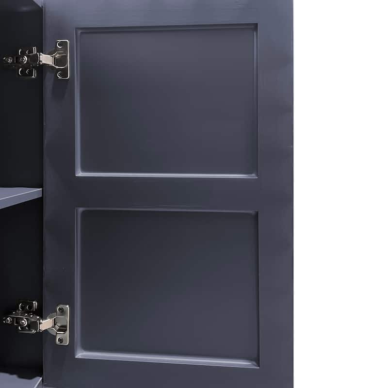 4 Doors Modern Storage Sideboard Cabinet with Freestanding Anti Dumping