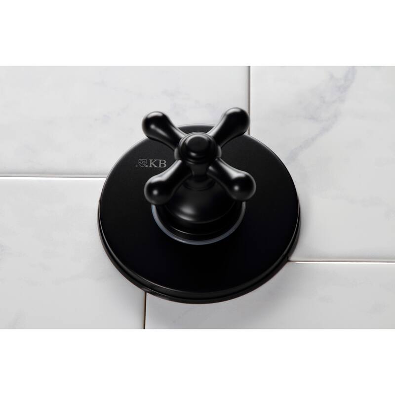 Kingston Brass Single-Handle Three-Way Diverter Valve with Trim Kit