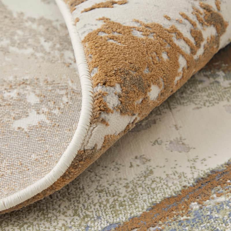 Grand Bazaar Takara Machine Made Abstract Modern Area Rug