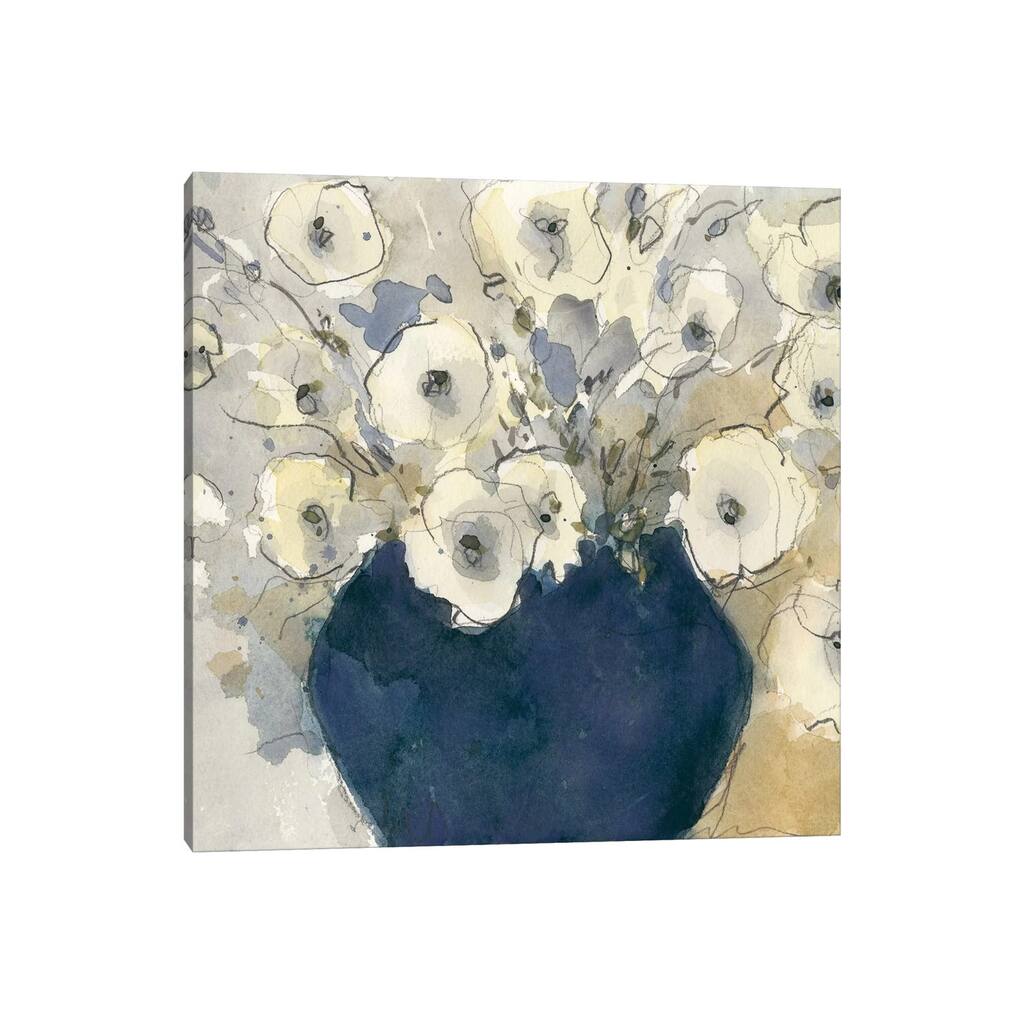 iCanvas "White Blossom Study II" by Samuel Dixon Canvas Print