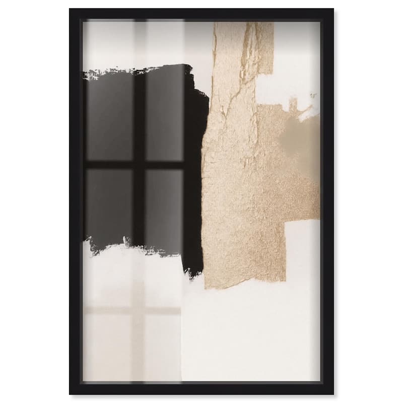 Earth and Ink II Shadowbox by Art Remedy - Black - 20" x 30"