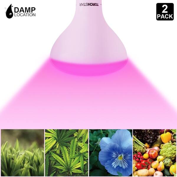 Shop 14w Br40 Plant Grow Light Bulb Full Spectrum Hydroponic Lighting On Sale Overstock 13380452