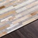 preview thumbnail 30 of 41, Hand-Crafted Euclid Viscose & Hair-on-hide Area Rug