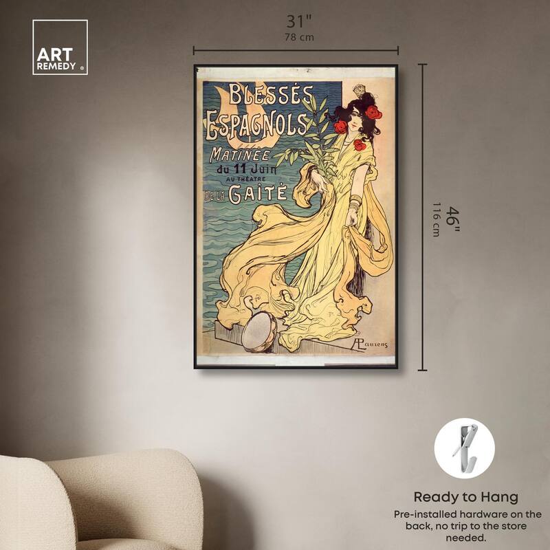 Spanish Dance Canvas by Art Remedy