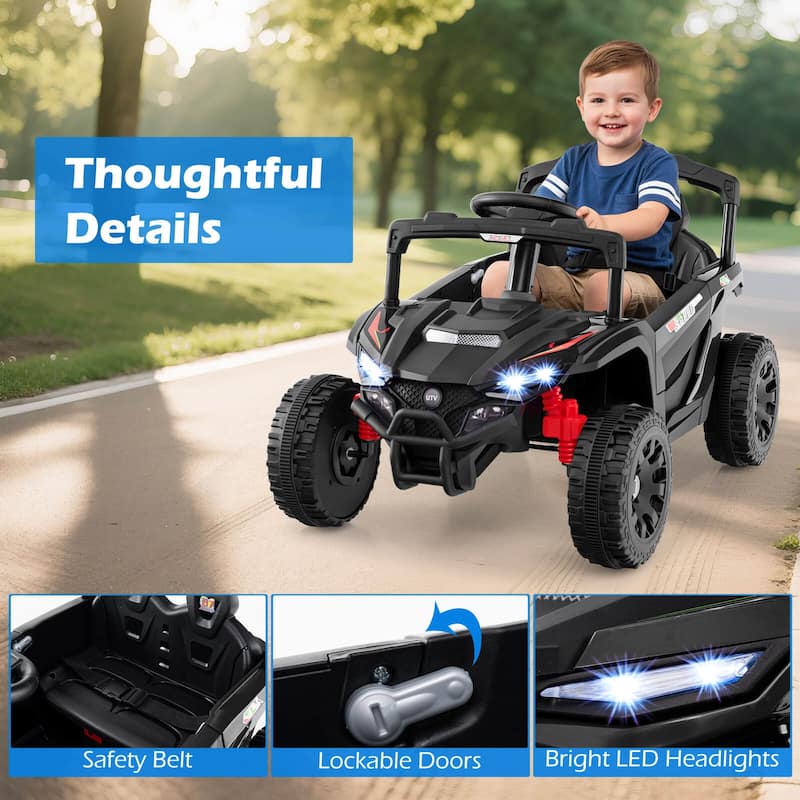 Honeyjoy 12V Kids Ride On Car Battery Powered Electric Remote Control - See Details