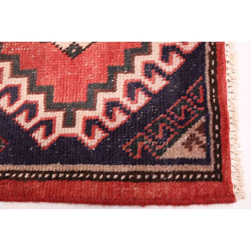 ECARPETGALLERY Hand-knotted Antalya Vintage Copper Wool Rug - 3'8 x 9'1