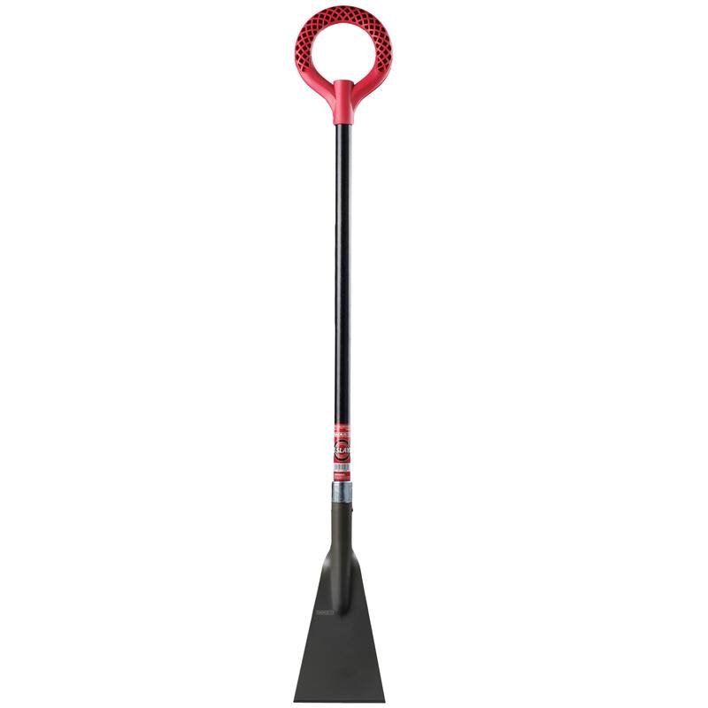 Radius Garden 7 x 53 Inch Long Handled Steel Ice Scraper/Chopper - 7 x 53.25 x 1.5