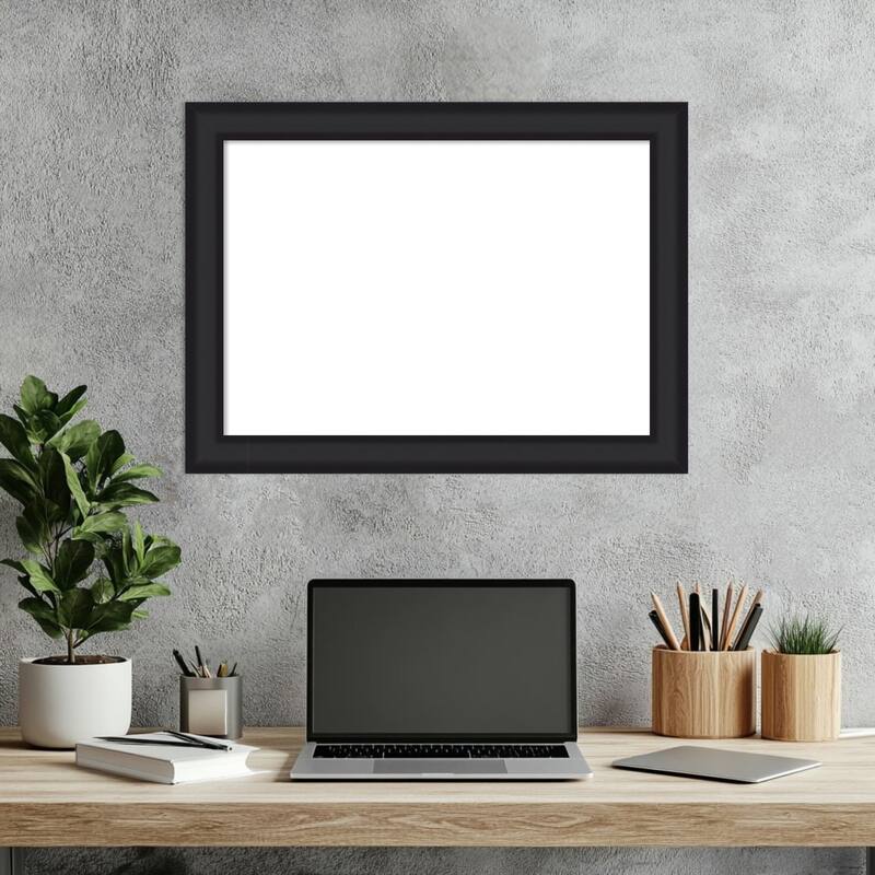 Oliver Narrow Framed Dry Erase Magnetic Board