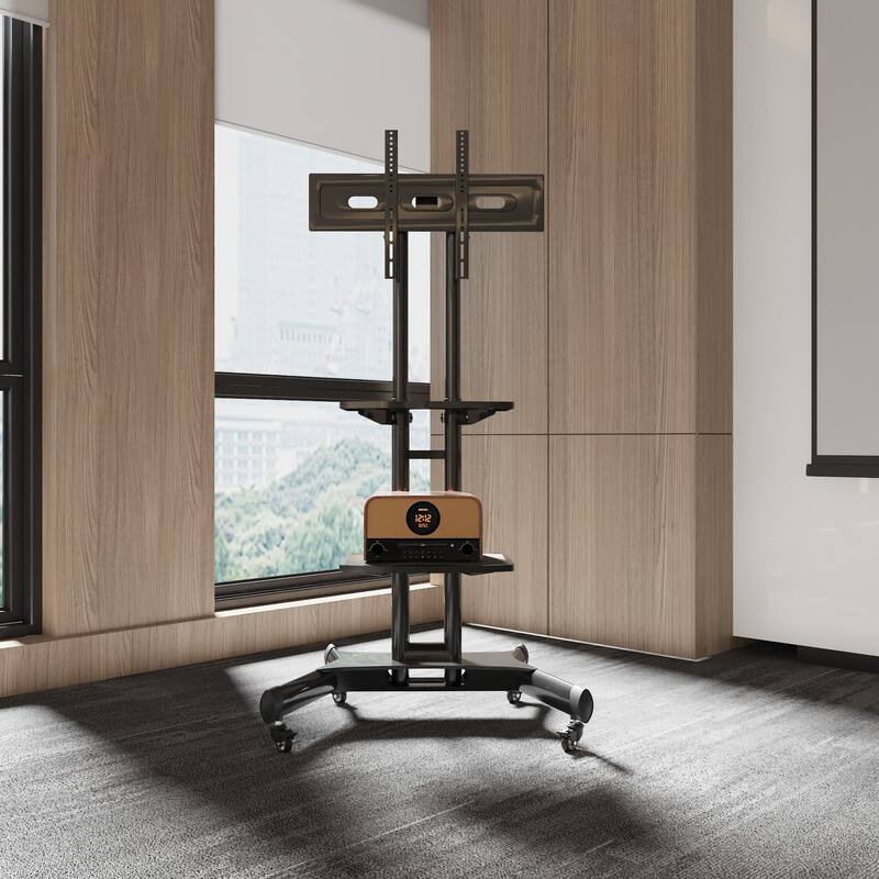Rotatable height adjustable TV stand for 32–80 inch TVs Max VESA 600x400mm