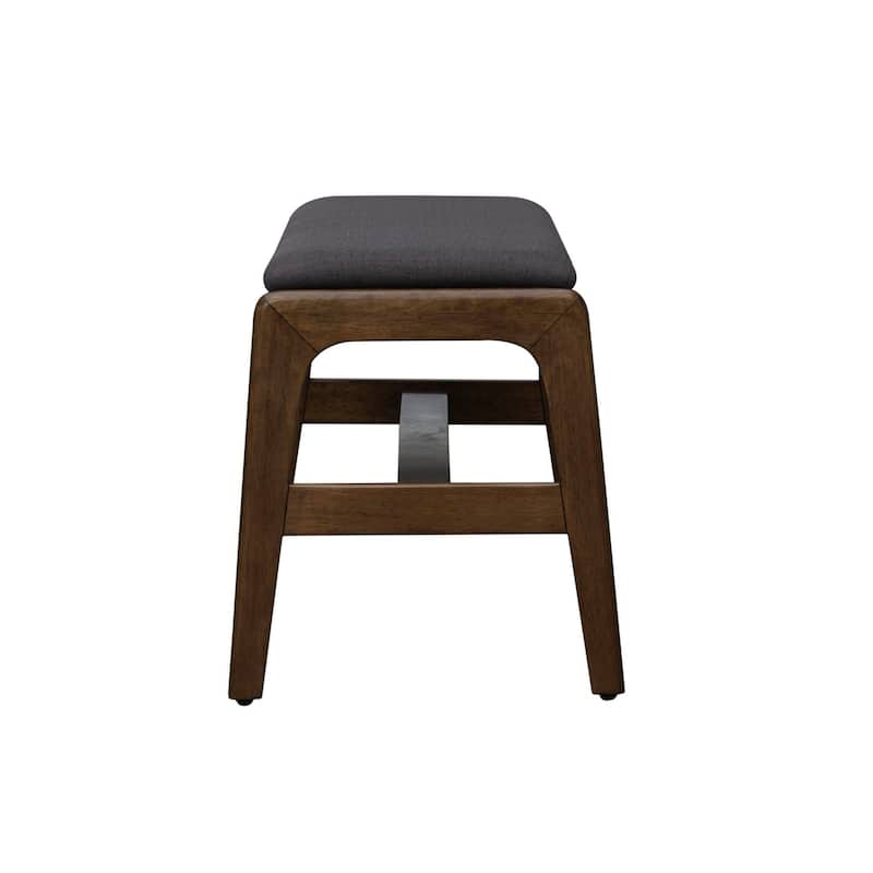 Maya Upholstered Solid Wood Bench