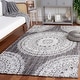 preview thumbnail 4 of 39, SAFAVIEH Handmade Ebony Dialita Medallion Wool Rug