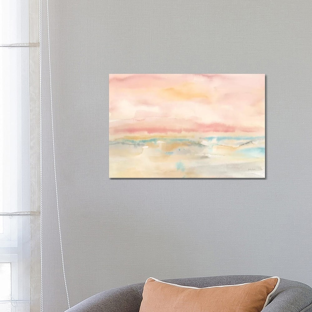 iCanvas "Blush Seascape" by Cynthia Coulter Canvas Print