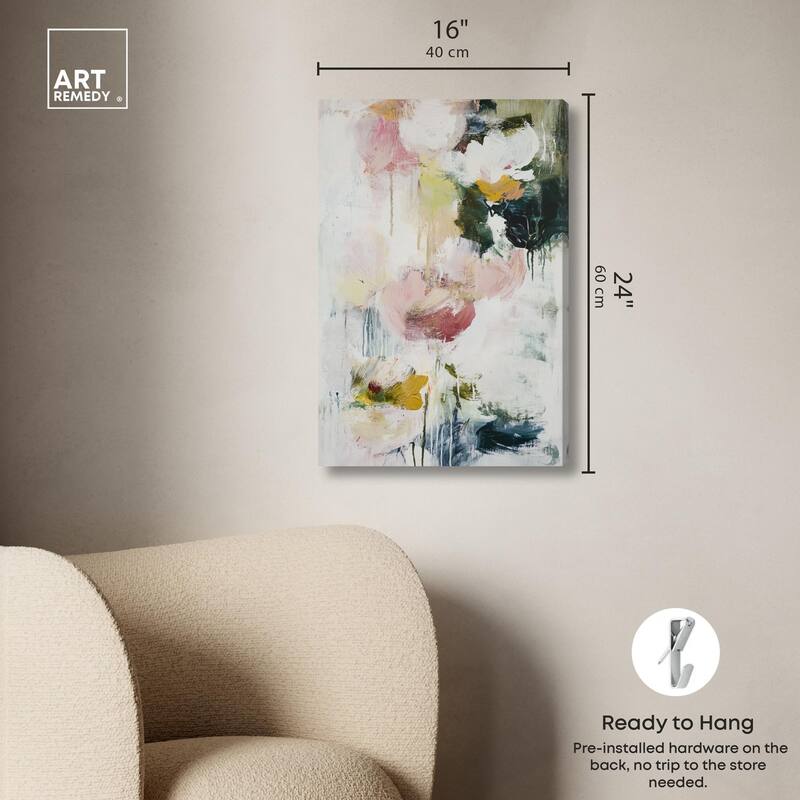Dripping Colors IV Canvas by Art Remedy, Gallery Wrapped