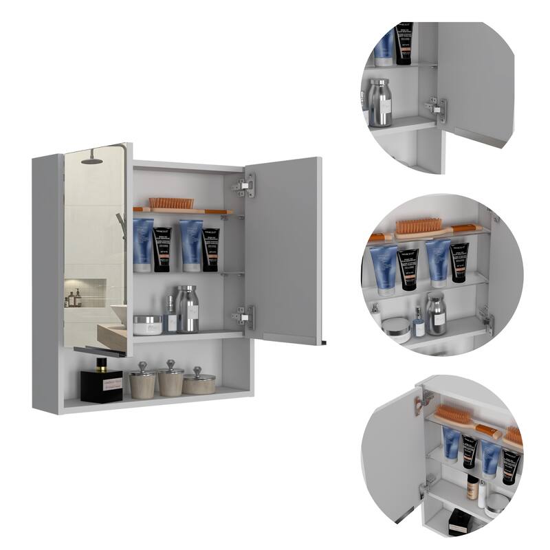 Rectangle Medicine Cabinet with Mirror