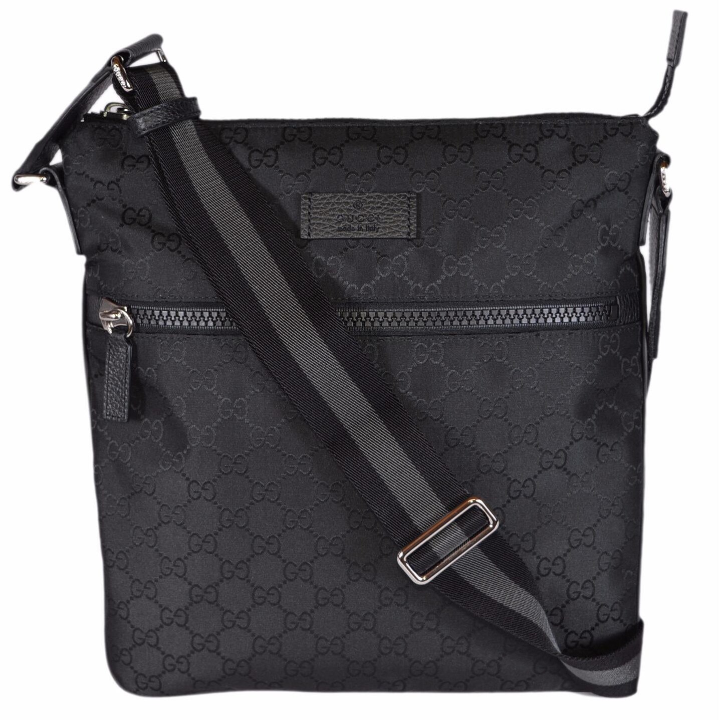 gucci nylon messenger bag
