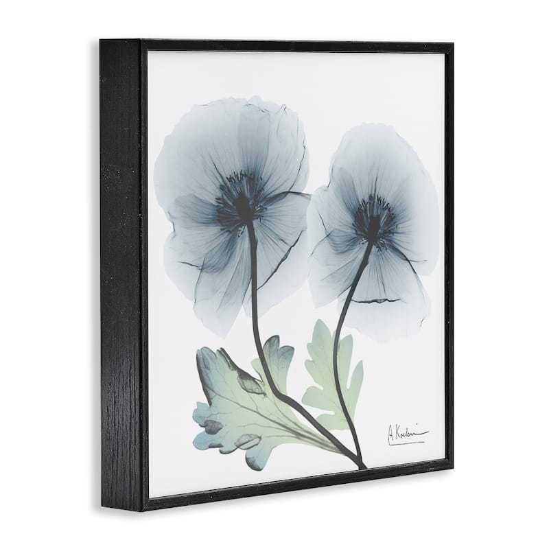 Stupell Sapphire Florals Duo Framed Giclee Art Design By Albert Koetsier