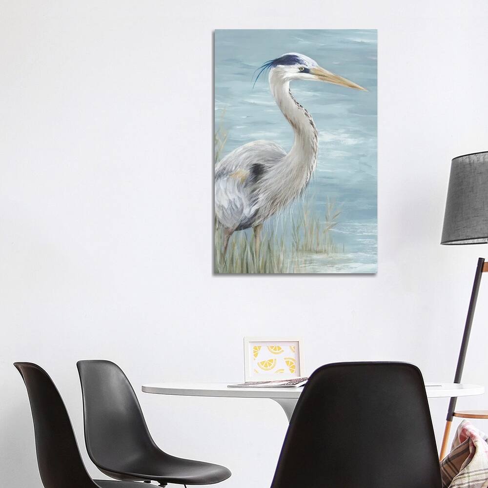 iCanvas "Great Blue Heron Gaze" by Eva Watts Canvas Print