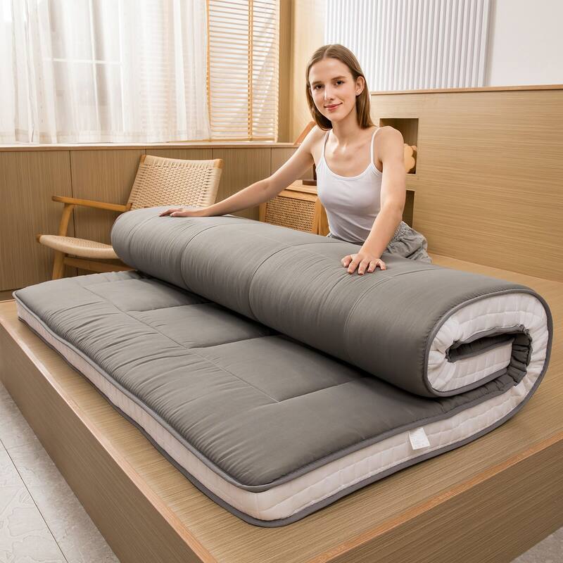 Padded Japanese Roll Up Floor Futon Mattress