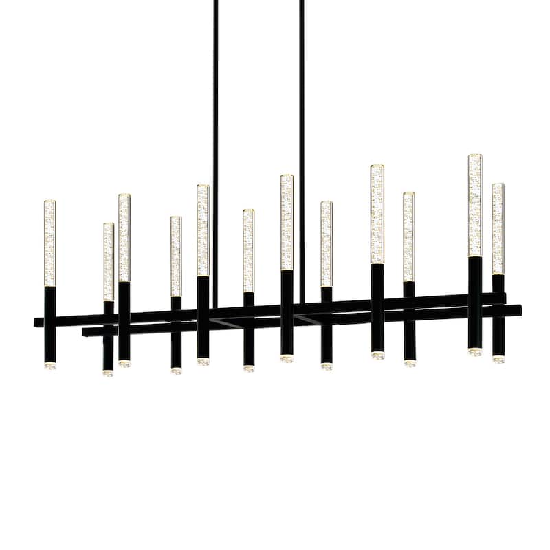 Dragonswatch Integrated LED Black Chandelier