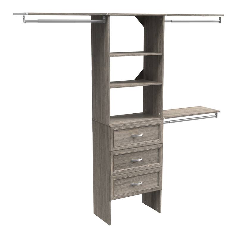 ClosetMaid 25-inch W Tower 3-Drawer Closet Organizer System