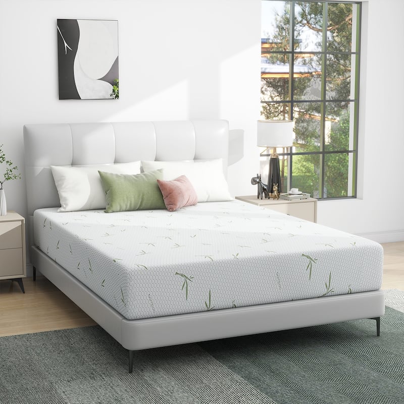 10 Inch Cooling Gel Memory Foam Mattress / Cooling Gel Foam / Pressure Relieving / CertiPUR-US Certified / Bed-in-a-Box - Full