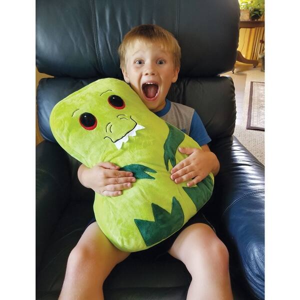 Shop Snuggly Dinosaur Pet Pillow Calming Stuffed Animal Cushion